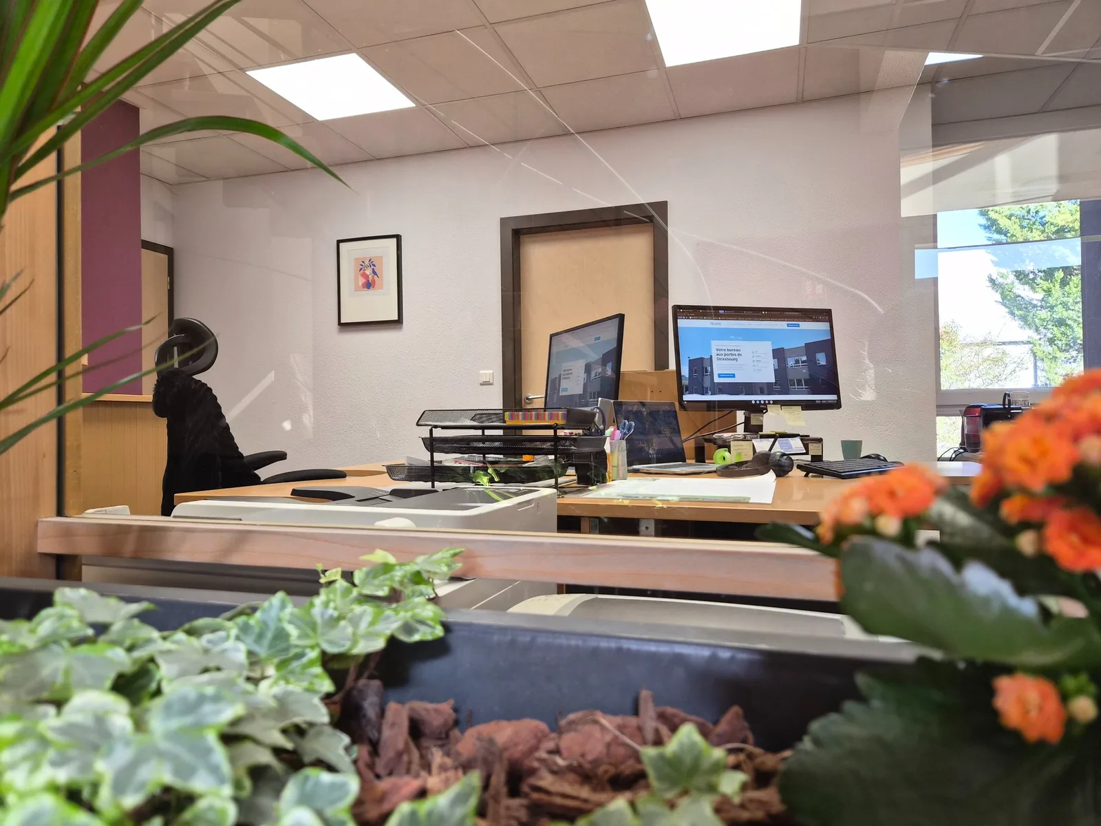 Accueil et réception du centre d'affaires Telexal